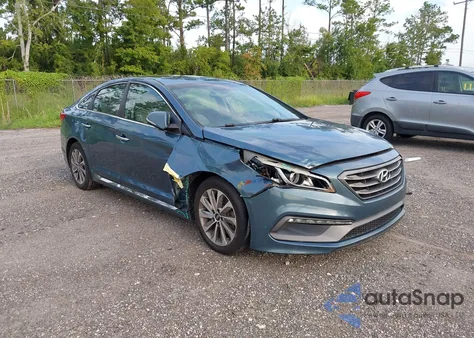 2016 Hyundai Sonata Sport z USA, uszkodzony, nr VIN 5NPE34AF6GH435514